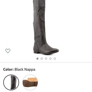 Black over the knee boots